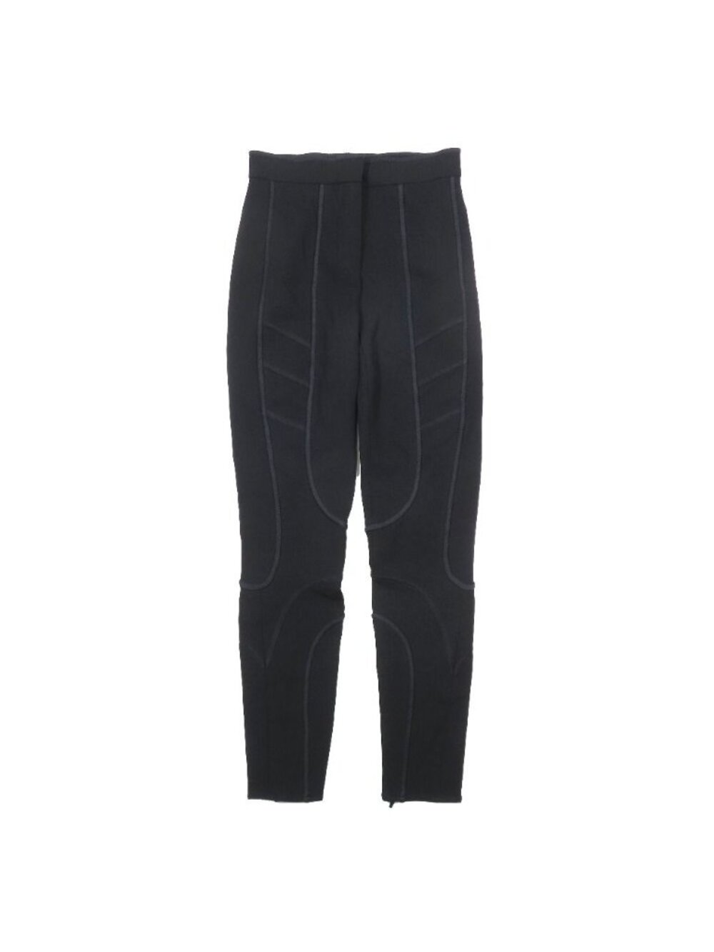 Fendi Panel Paneled Technical Jersey Stretch Pants Leggings 38 Black